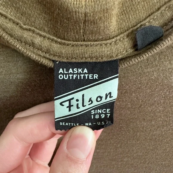 Filson Brown and Gold Short Sleeve Tee - Picture 2 of 4